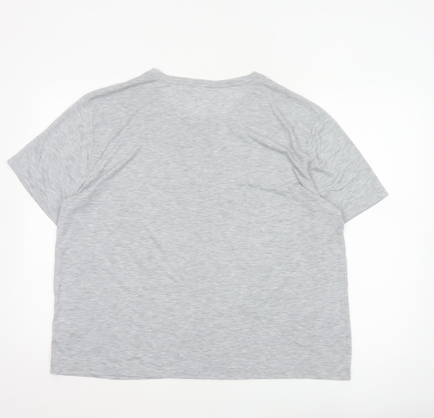 Marks and Spencer Women's Grey Size 18 Basic Short Sleeve T-Shirt