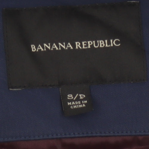 Banana Republic Men’s Blue Bomber Jacket S Nylon Cotton Lined