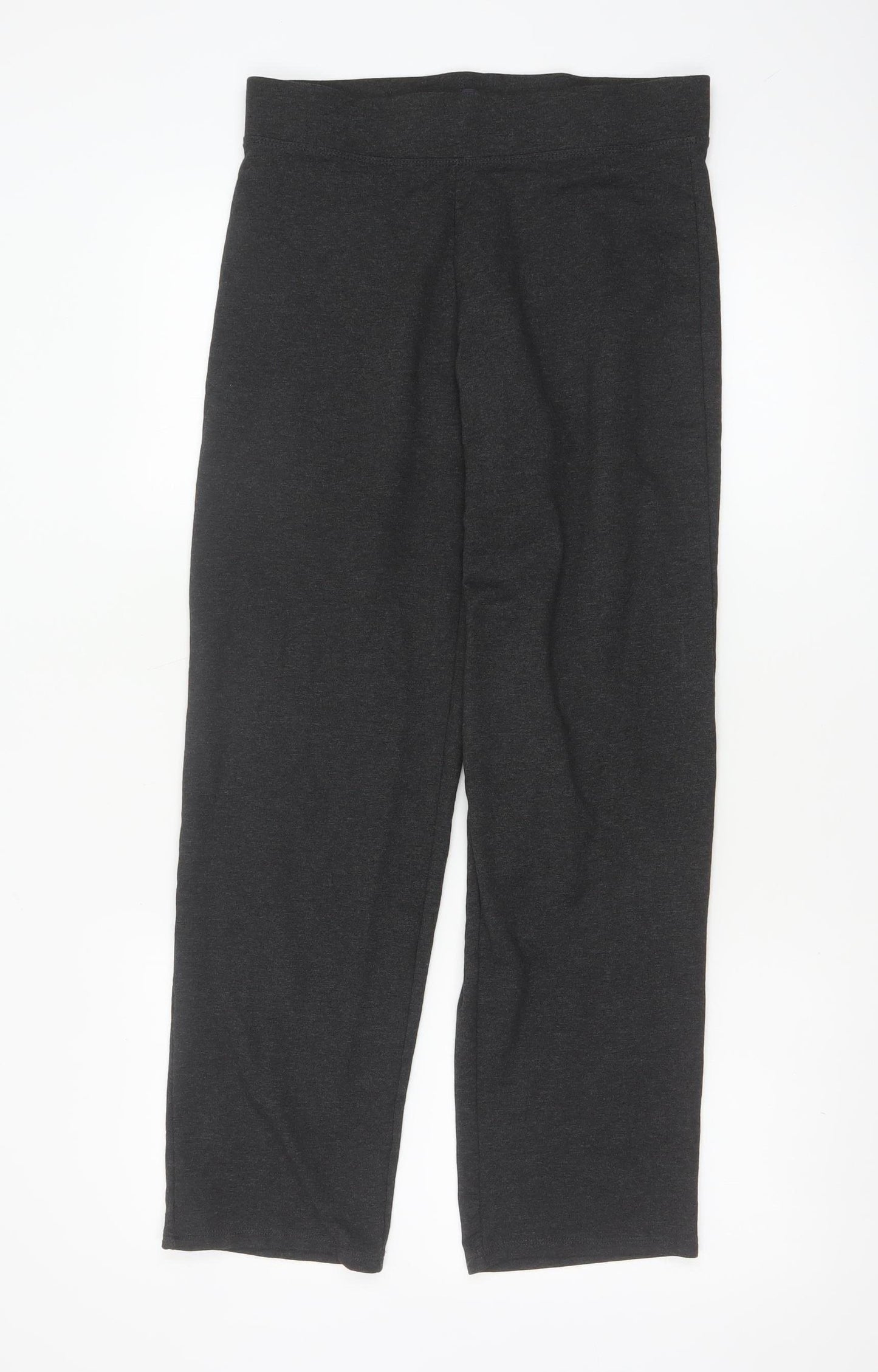 Marks and Spencer Women’s Black Jersey Straight Leg Trousers Size 10