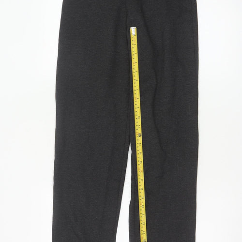 Marks and Spencer Women’s Black Jersey Straight Leg Trousers Size 10