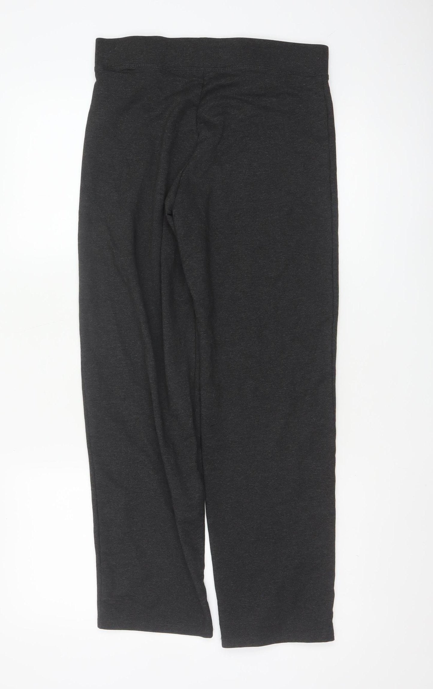 Marks and Spencer Women’s Black Jersey Straight Leg Trousers Size 10