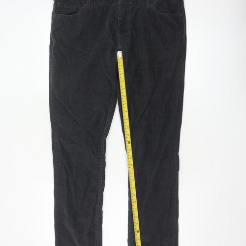 Phase Eight Women’s Black Corduroy Chino Trousers Size 14