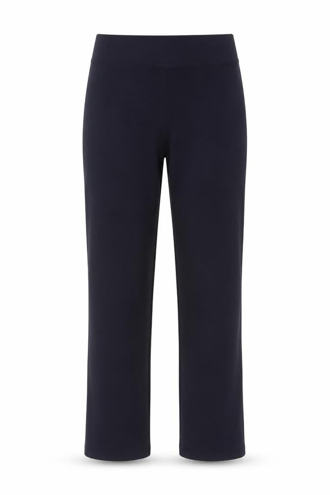 Front view of Marks & Spencer Women's Black, size 10L, Cotton Stretch Leggings