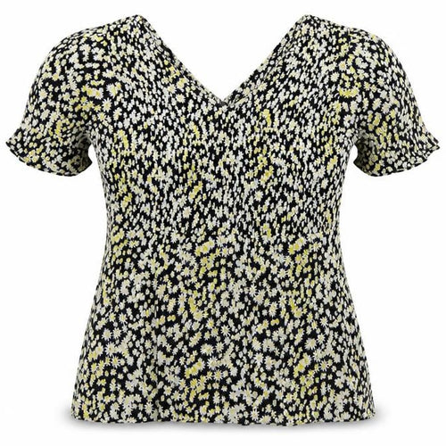 Cerulean by Blue Diamond Women's Multicoloured Floral Rayon Tunic Blouse Size 12