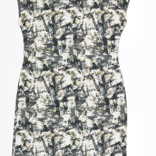 Great Plains Women's Multicoloured V-Neck Sheath Dress M
