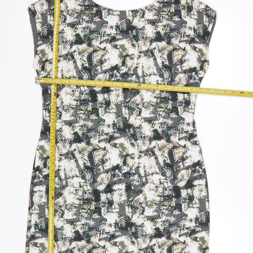 Great Plains Women's Multicoloured V-Neck Sheath Dress M