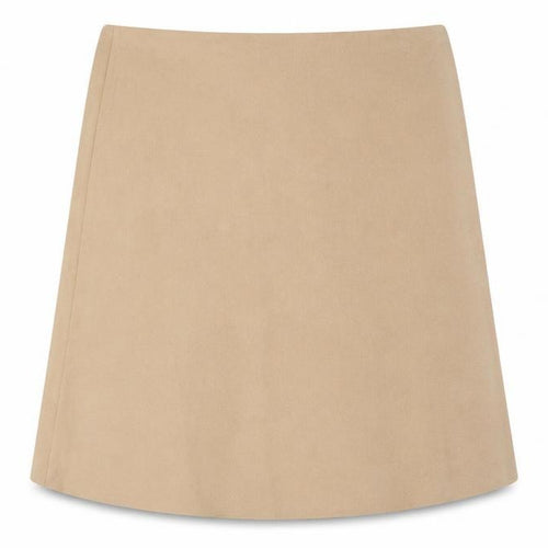 Bonmarché Women's Beige A-Line Knee Length Skirt Size 24