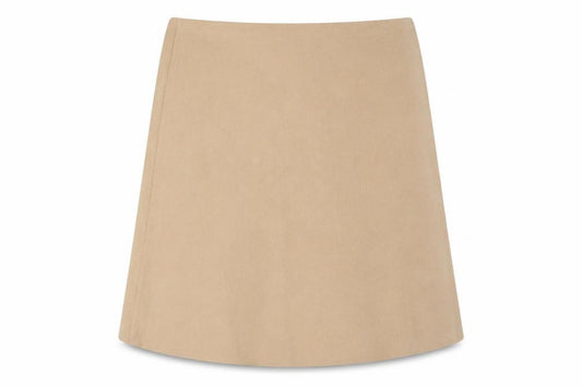Bonmarché Women's Beige A-Line Knee Length Skirt Size 24
