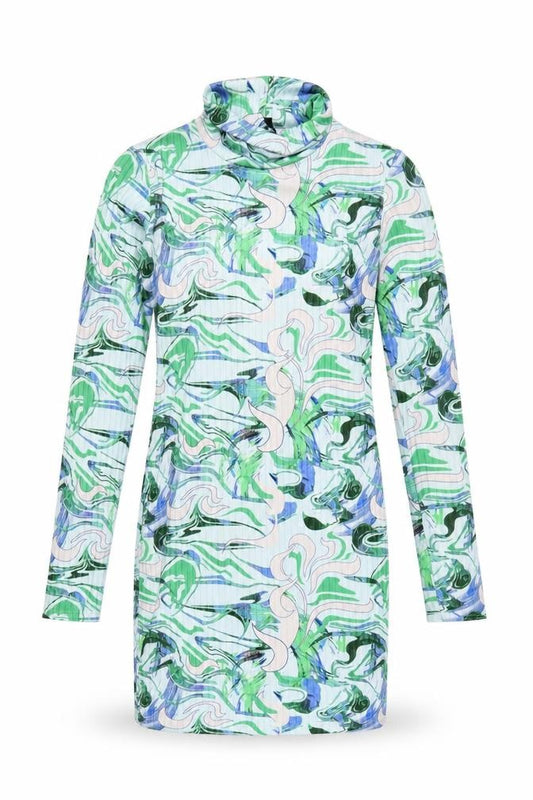 Front view of PRETTYLITTLETHING Women's Multicoloured, size 6, Bodycon Dress