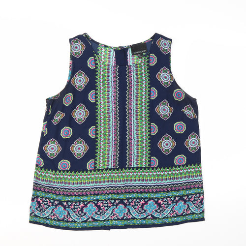 Cynthia Rowley Women’s Multicoloured Tunic Sleeveless Blouse Size L