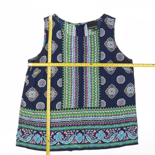 Cynthia Rowley Women’s Multicoloured Tunic Sleeveless Blouse Size L