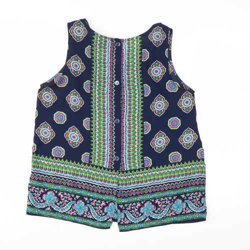 Cynthia Rowley Women’s Multicoloured Tunic Sleeveless Blouse Size L