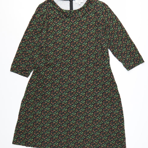 Laura Ashley Women's Multicoloured Floral A-Line Dress Size 18