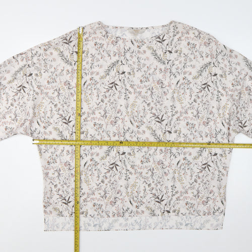 Modern Rarity Women's Multicoloured Floral Tunic Blouse Size M