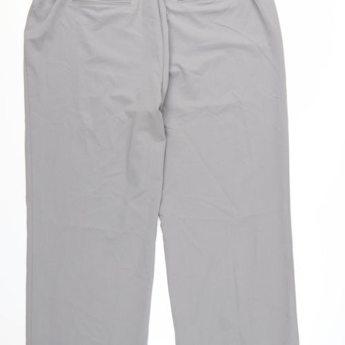 Damart Women’s Grey Straight Leg Stretch Trousers Size 24