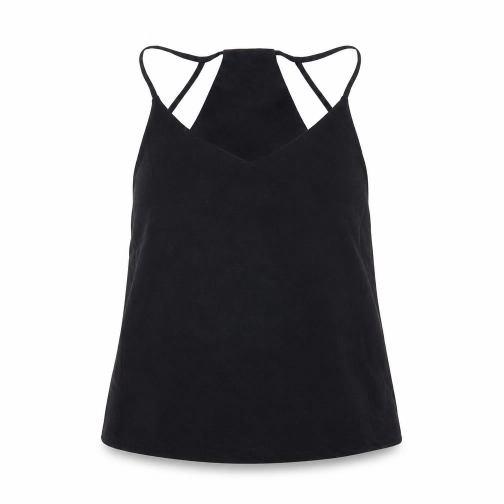 Whistles Women's Black Silk Camisole Tank Top UK 8