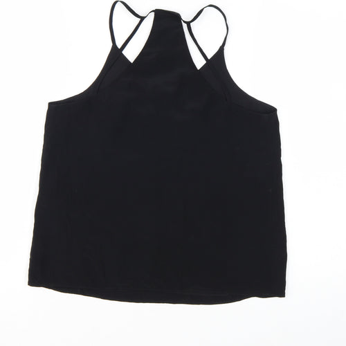 Whistles Women's Black Silk Camisole Tank Top UK 8