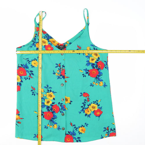 Papaya Women's Multicoloured Floral Camisole Tank Top Size 14