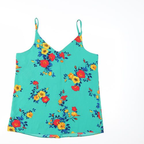 Papaya Women's Multicoloured Floral Camisole Tank Top Size 14