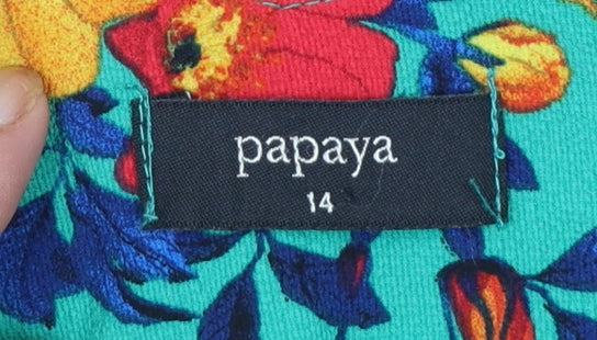 Papaya Women's Multicoloured Floral Camisole Tank Top Size 14