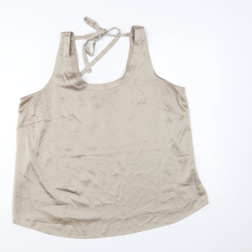 Marks and Spencer Women's Beige Camisole Tank Top Size 18