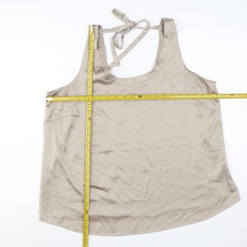 Marks and Spencer Women's Beige Camisole Tank Top Size 18