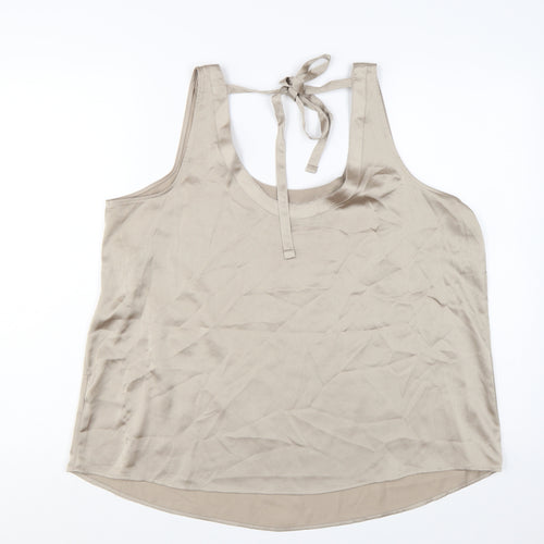 Marks and Spencer Women's Beige Camisole Tank Top Size 18