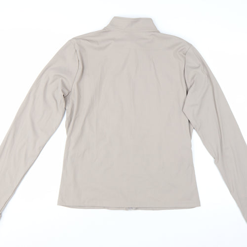 RAPBIN Women's Beige XL Full Zip Lightweight Active Track Jacket