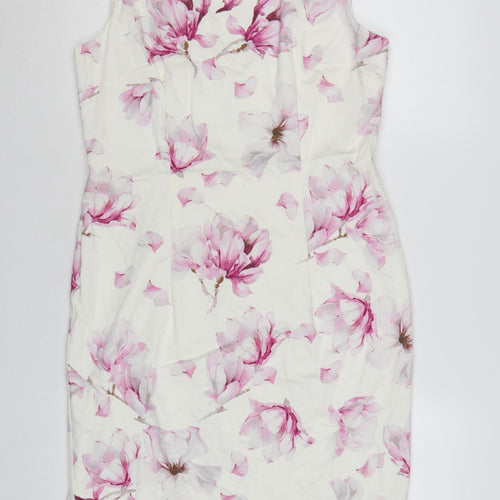 Hobbs Women’s Multicoloured Floral Sheath Dress Size 12
