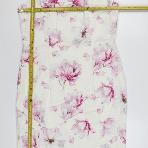 Hobbs Women’s Multicoloured Floral Sheath Dress Size 12