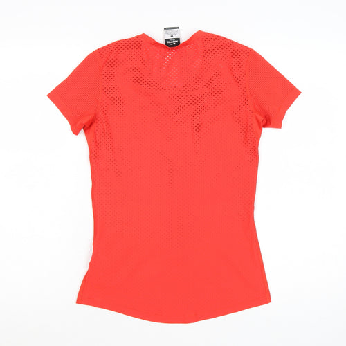 Nike Pro Dri-FIT Women's Red Slim Fit Active T-Shirt Size S