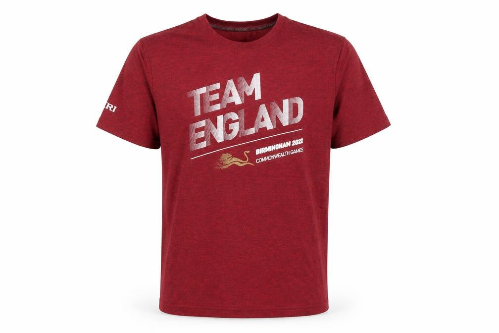 Kukri Team England Men's Red Small Crew Neck Sports T-Shirt