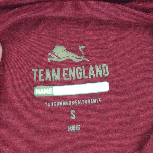 Kukri Team England Men's Red Small Crew Neck Sports T-Shirt