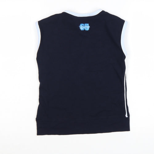 Dunlop Women’s Blue Sleeveless V-Neck Sport Tank Top Size 10