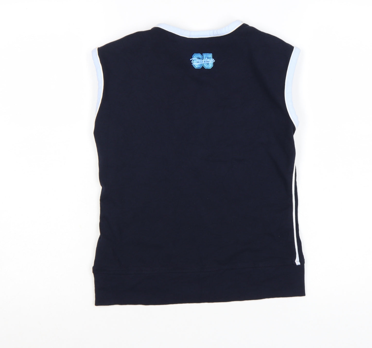 Dunlop Women’s Blue Sleeveless V-Neck Sport Tank Top Size 10
