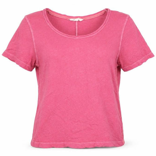 White Stuff Women's Pink Cotton Short Sleeve T-Shirt Size 12