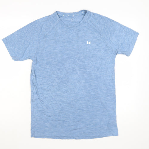 MP Men's Blue Athletic Fit Short Sleeve Gym T-Shirt Size M