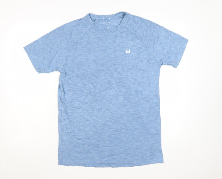 MP Men's Blue Athletic Fit Short Sleeve Gym T-Shirt Size M
