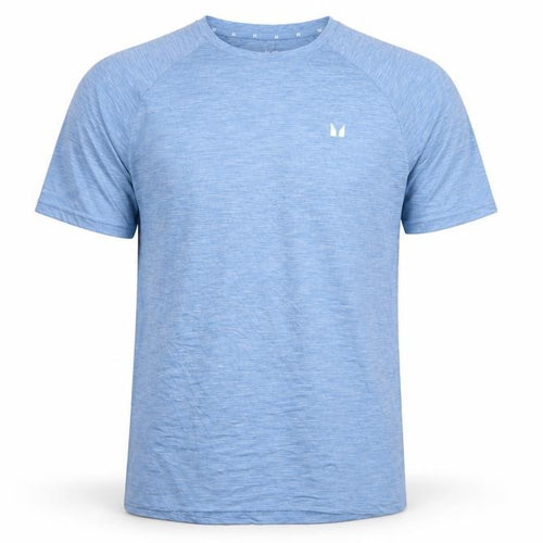 MP Men's Blue Athletic Fit Short Sleeve Gym T-Shirt Size M