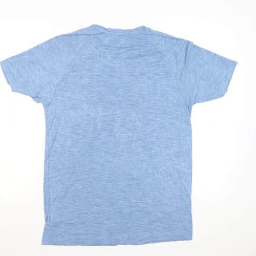 MP Men's Blue Athletic Fit Short Sleeve Gym T-Shirt Size M
