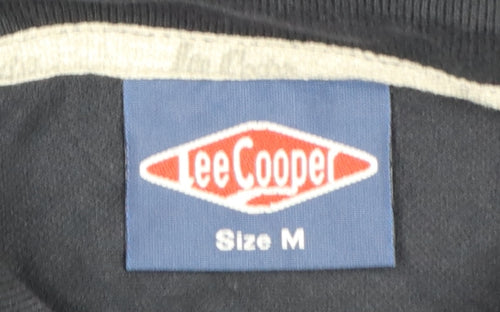 Lee Cooper Men’s Blue Cotton Short Sleeve Polo Shirt Size M