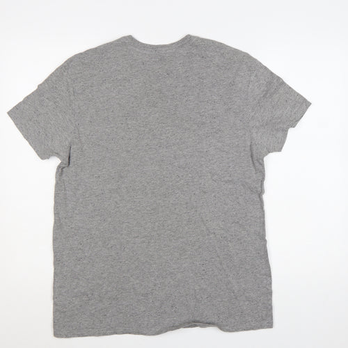 Harry Potter Hufflepuff Quidditch Grey Men's L Graphic T-Shirt