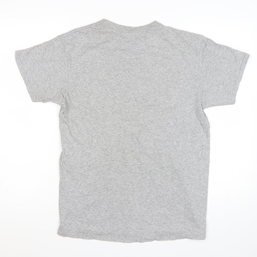 Delta Pro Weight Men's Grey Brooklyn New York Graphic T-Shirt Size M