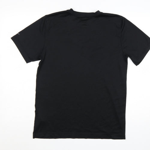 Nike Men's Black Dri-FIT RUN Graphic Short Sleeve T-Shirt Size M