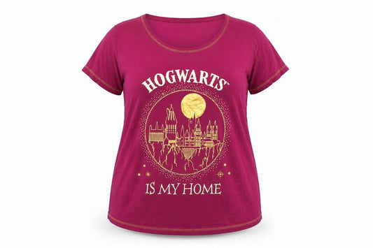 Harry Potter Women's Purple Hogwarts Nightshirt Size 20-22 Cotton T-Shirt