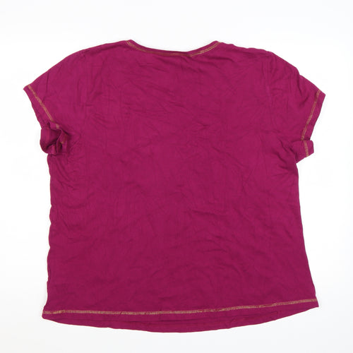 Harry Potter Women's Purple Hogwarts Nightshirt Size 20-22 Cotton T-Shirt