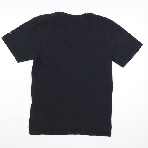 Nike Men's Black Regular Fit Logo Graphic T-Shirt Size S