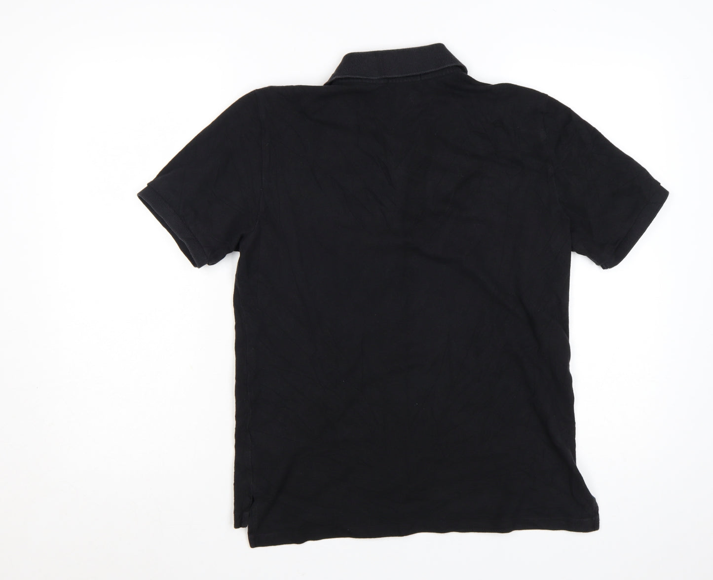 Ralph Lauren Teens Black Cotton Short Sleeve Polo Shirt L