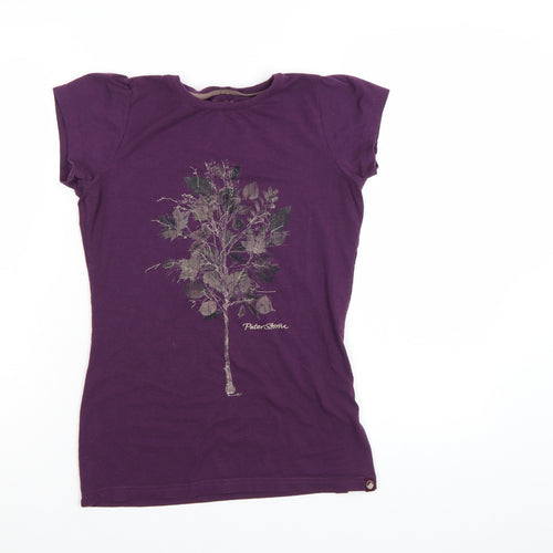 Peter Storm Women's Purple Graphic Performance T-Shirt Size 10