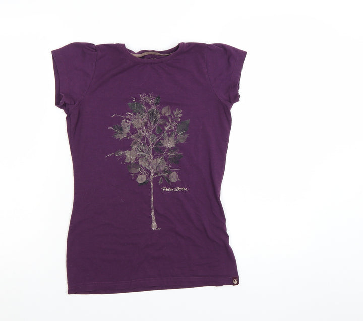 Peter Storm Women's Purple Graphic Performance T-Shirt Size 10